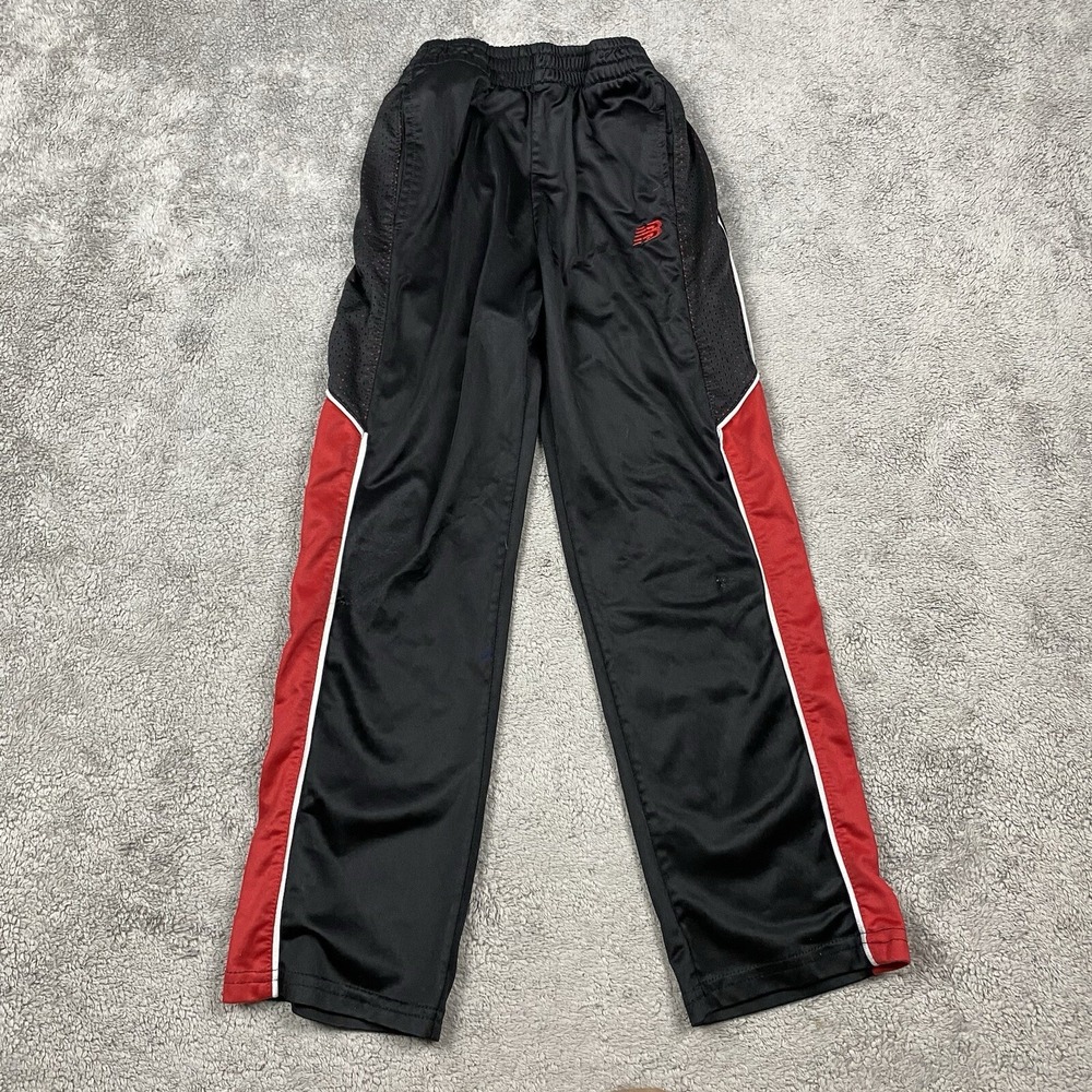 New Balance Pants‎ Boys Youth Size 7 Black And Red Athletic Pants
